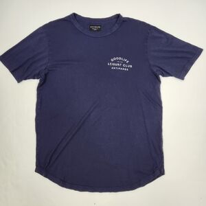 Goodlife Leisure Club Antiparos Short Sleeve Cotton Modal Blend Crew Neck Tee M